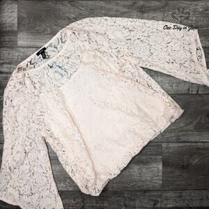 Alfani Lace Bubble Top Size XXL